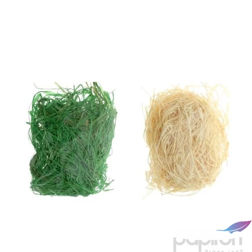 Raffia 30grn. csomag natur, zöld 