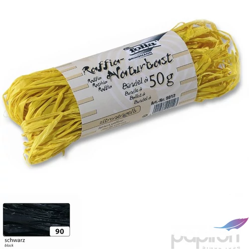 Raffia Folia csomag Natural, 50g fekete 