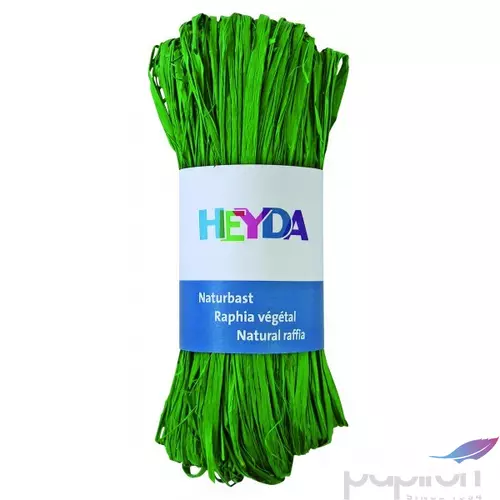 Raffia Heyda 50g természetes anyagból alma zöld 204887796