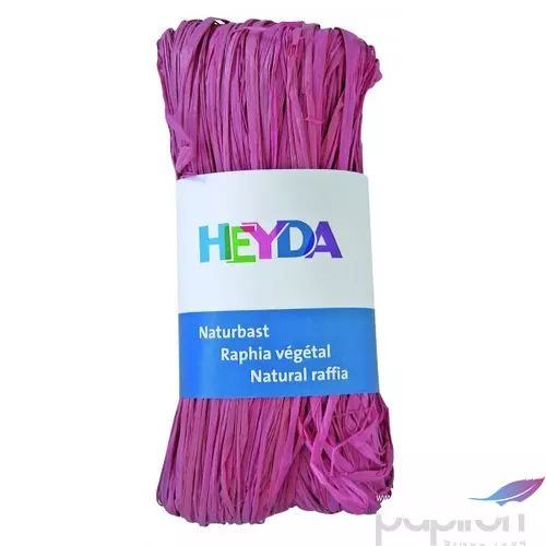 Raffia Heyda 50g természetes anyagból rózsaszín 204887787