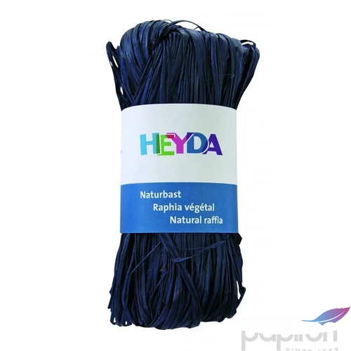 Raffia Heyda 50g természetes anyagból tengerkék 204887793