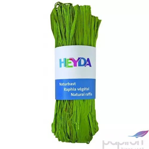Raffia Heyda 50g természetes anyagból világos zöld 204887795