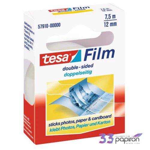 Ragasztó kétoldalú 12mmx7,5m TESAfilm 57910 TESA minőségi ragasztó