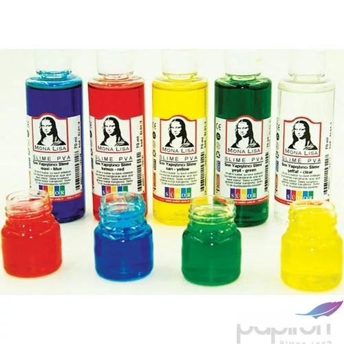 Ragasztó 70ml Mona Lisa gyurmazseléhez Mona Lisa - Slime PVA SL01-2 SÁRGA