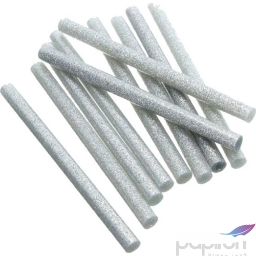 Ragasztópisztolyba ragasztórúd ezüst csillámos patron db-os 11x200mm