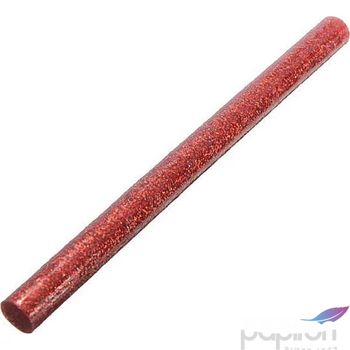 Ragasztópisztolyba ragasztórúd piros csillámos patron 3db-os 11x200mm 