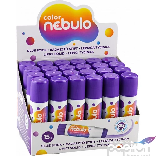 Ragasztóstift 15gr Nebulo színes PVP alapanyagból extra minőség! NCST-15