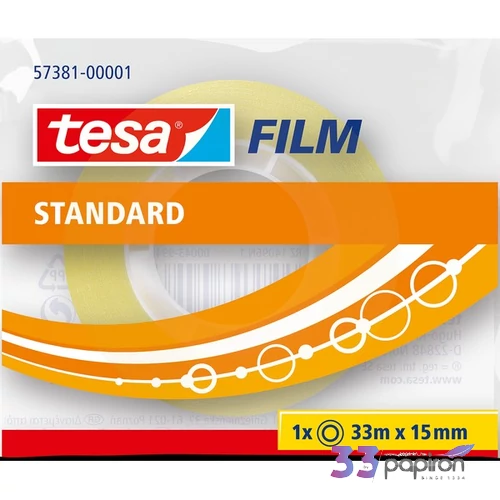 Ragasztószalag 15mmx33m TESA Standard TESAfilm Standard 57381