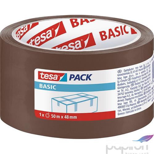 Ragasztószalag 48mmx50m TESA barna,58573, 4280-10 TESApack Basic 58573-00000