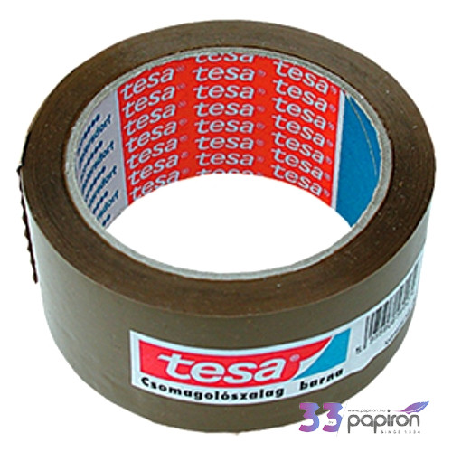Ragasztószalag 75mmx66m Tesa transzparens-barna Tesa 4280
