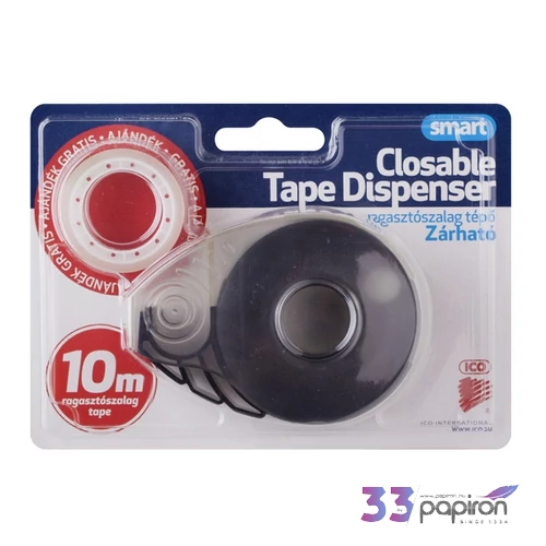 Ragasztószalag tépő + ragasztó ICO Smart, fekete sárga-fekete