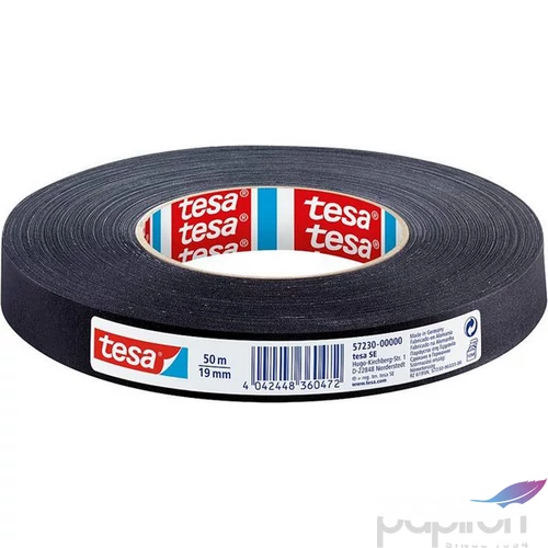 Ragasztószalag TESA Extra Power 19mm x 50m textil erősítésű, fekete