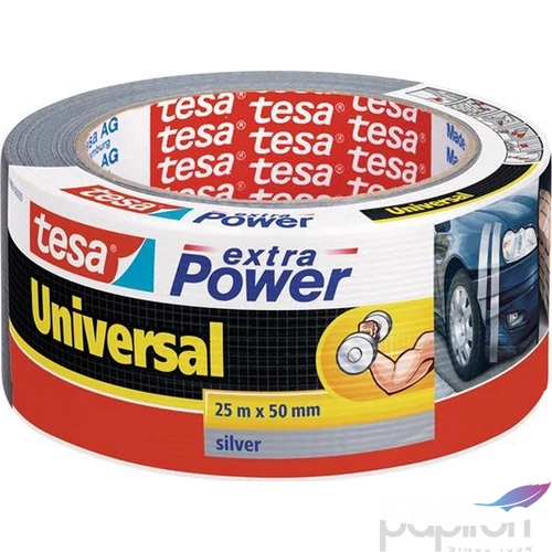Ragasztószalag TESA Extra Power, ezüst 50mm x 25m
