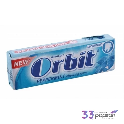 Rágó Orbit Peppermint 14g drazsé 1DB KHE106