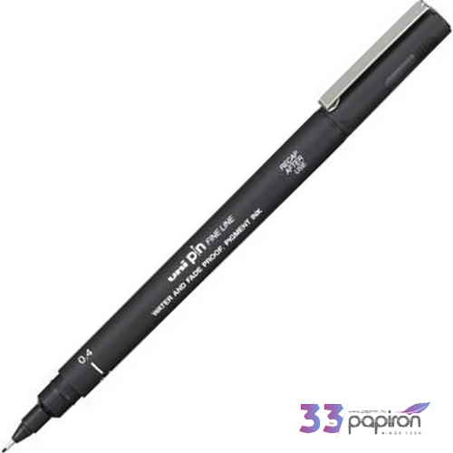 Rajzmarker Uni 0,4 mm, PIN, fekete