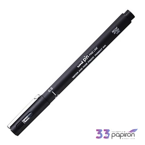 Rajzmarker Uni 0,5 mm, PIN, fekete