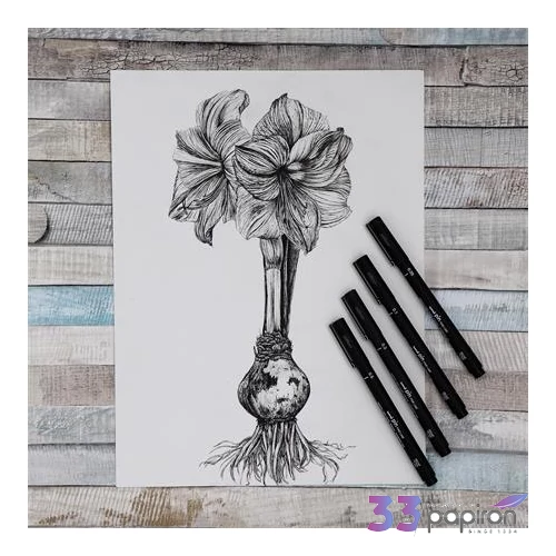 Rajzmarker Uni 0,5 mm, PIN, fekete