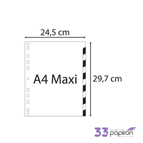 Regiszter műanyag A4+Exacompta 1-12, színes