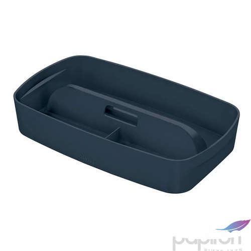 Rendszerező tálca Leitz fogantyúval, MyBox Cosy, bársonyszürke Csomagolás, tárolás Dizájn tárolódobozok