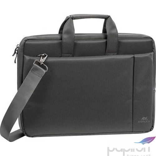 Rivacase Notebook oldaltáska - Central, 15, 6" szürke. RivaCase kollekció!