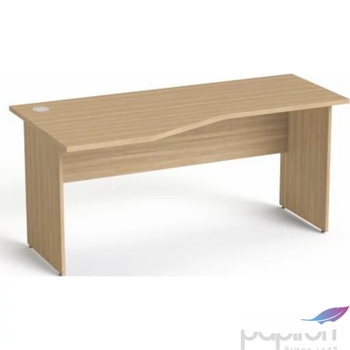 Íróasztal Mayah SV-24 íves, balos, laplábbal, 160x80 cm, Freedom SV-24", kőris