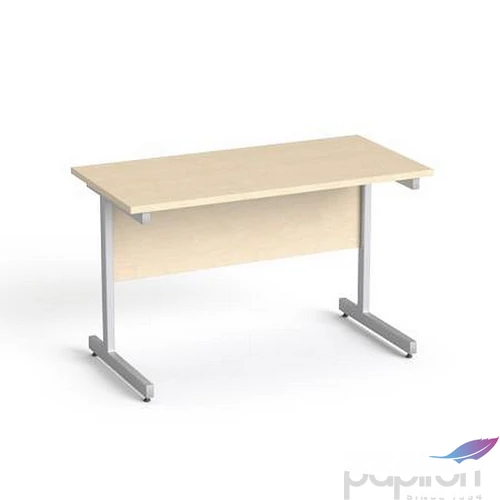 Íróasztal szürke fémlábbal 120x70cm MAYAH Freedom SV-25 juhar