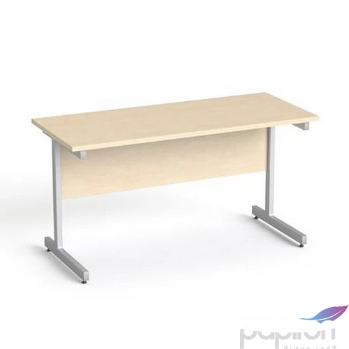Íróasztal szürke fémlábbal 140x70cm MAYAH Freedom SV-26 juhar