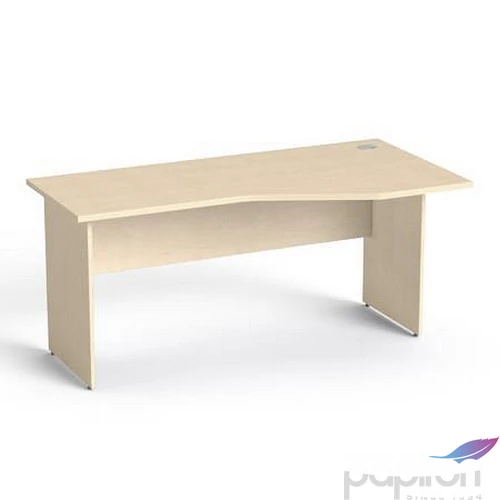 Íróasztal íves jobboslaplábbal 160x80cm MAYAH Freedom SV-23 juhar