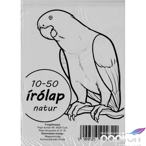 Írólap félfamentes 10-50 neylon natur PAPAGÁJ kntr. iskolaszezonos termék