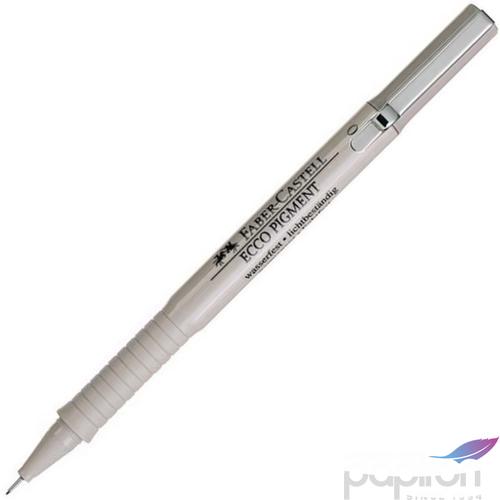 Faber-Castell tűfilc 0,1mm Ecco-Pigment fekete rostiron 166199