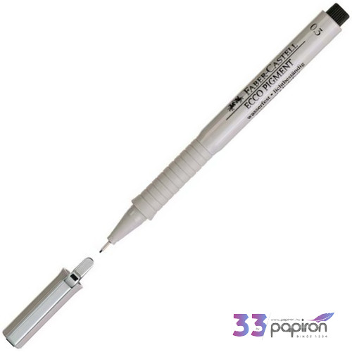 Faber-Castell tűfilc 0,3mm Ecco-Pigment fekete rostiron 166399