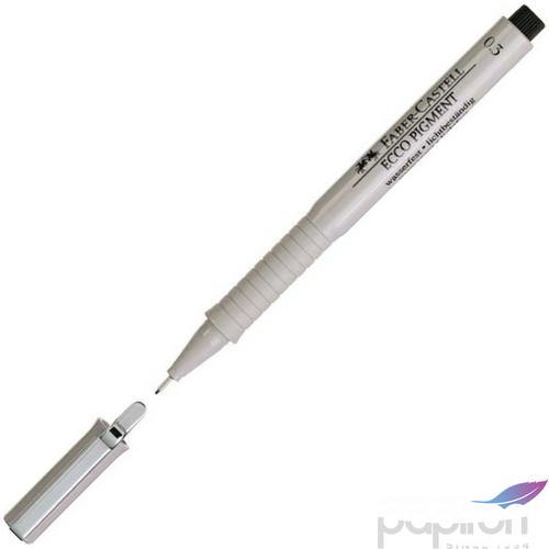 Faber-Castell tűfilc 0,3mm Ecco-Pigment fekete rostiron 166399