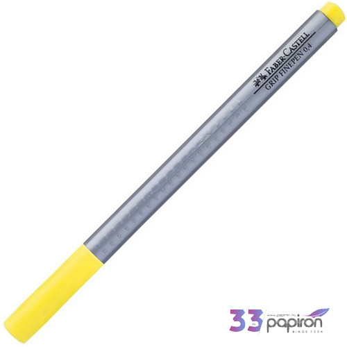 Faber-Castell tűfilc 0,4mm Grip króm sárga rostiron 151606