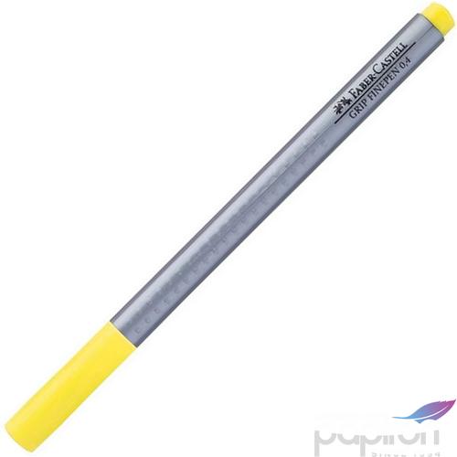 Faber-Castell tűfilc 0,4mm Grip króm sárga rostiron 151606