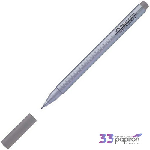 Faber-Castell tűfilc 0,4mm Grip melegszürke rostiron 151672
