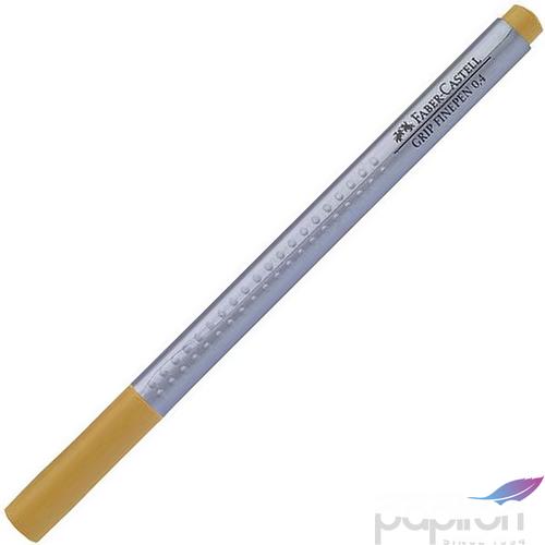 Faber-Castell tűfilc 0,4mm Grip okker barna rostiron 151682