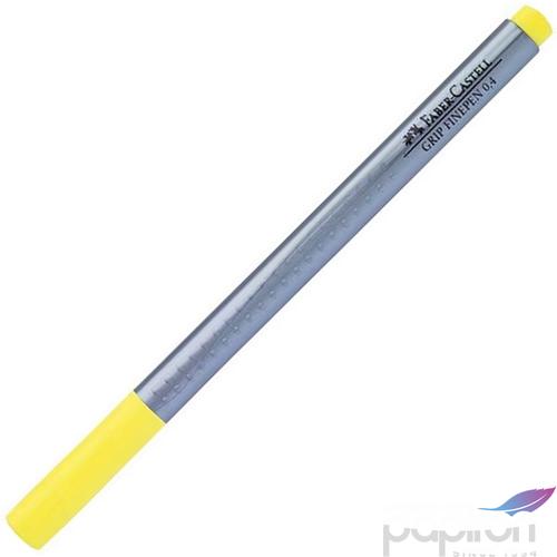 Faber-Castell tűfilc 0,4mm Grip sárga rostiron 151607