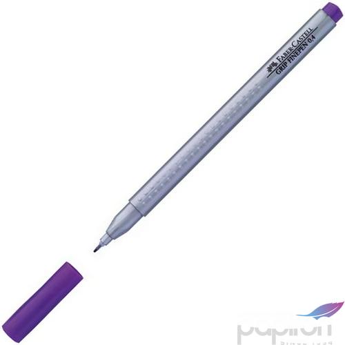 Faber-Castell tűfilc 0,4mm Grip sötétlila rostiron 151634