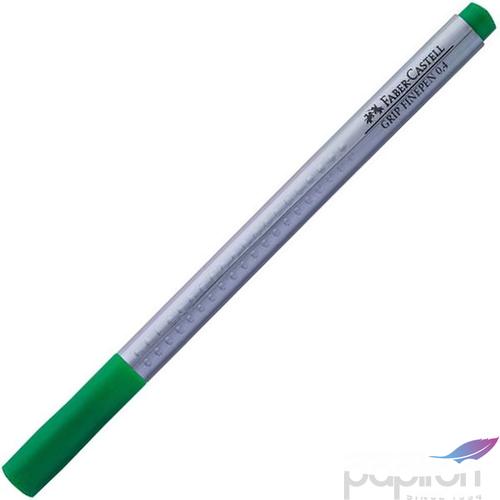 Faber-Castell tűfilc 0,4mm Grip zöld rostiron 151667