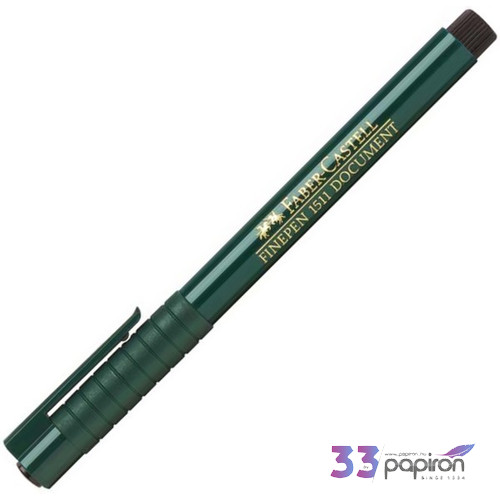 Faber-Castell tűfilc 0,4mm Finepen Document 1511 fekete rostiron 151199