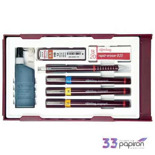 Rotring csőtoll Isograph szett college szett 