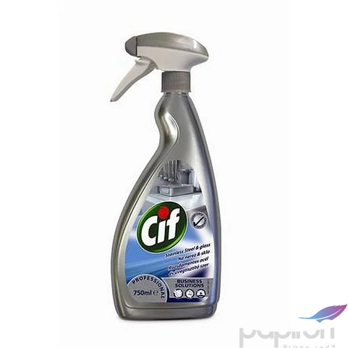 Rozsdamentes acél- és üvegtisztító szer 750ml CIF