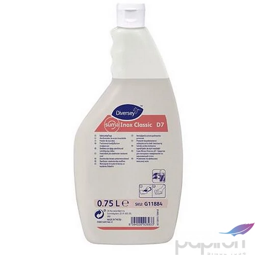 Rozsdamentes acél ápolószer 750ml SUMA Inox Classic