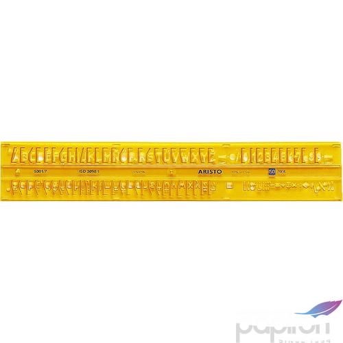 Sablon Aristo Sablon betű - H-PROFIL,5, 0 mm, UPR. ISO 3098-1 / Din-6776, Schriftform B
