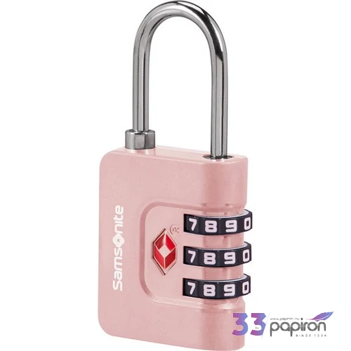 Samsonite biztonsági lakat '25 Ta Revolution Combilock 3 Dial Tsa 155577/1751-Rose
