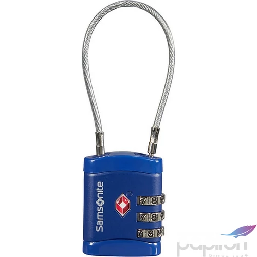 Samsonite biztonsági lakat Travell Accessor cablelock 3 dial tsa 121296/1549 Éjkék