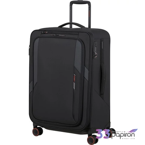 Samsonite bőrönd 26' Glazed Spinner 67/24 Exp 159766/1041-Black