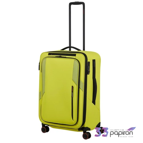 Samsonite bőrönd 26' Glazed Spinner 67/24 Exp 159766/1517-Lime Punch