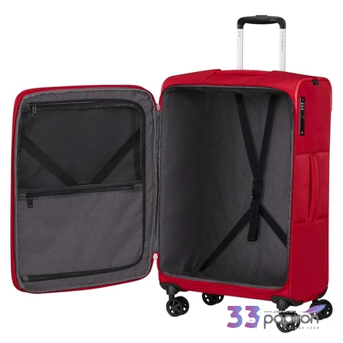 Samsonite bőrönd 26' Gotwist Spinner 68/25 Exp 159920/4695-True Red