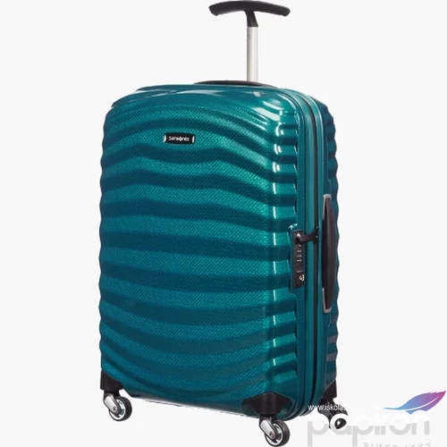 Samsonite kabinbőrönd 55/20 Lite-Shock Spinner 62764/1686-Petrol Blue